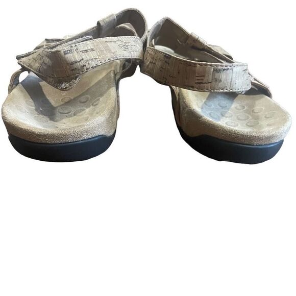 Vionic AMBER ADJUSTABLE SANDAL size US 9 in Gold Cork - Picture 8 of 8